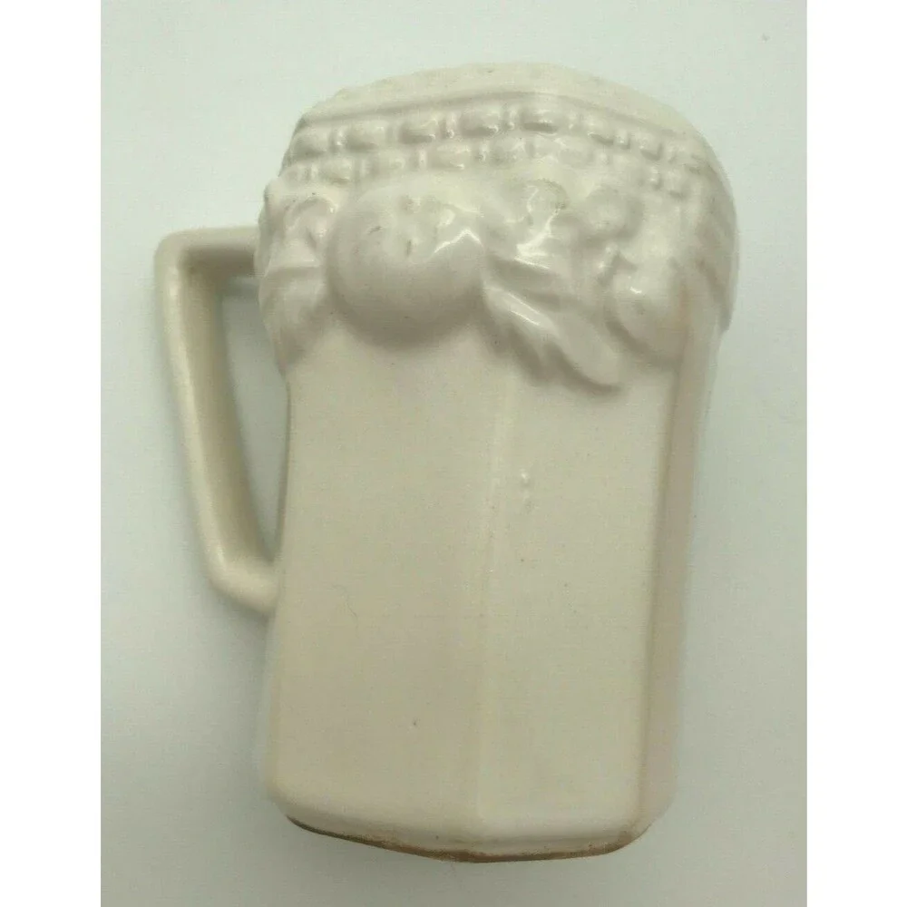 Vintage HIMARK Salt and Pepper Shakers White Handled Floral - Veggie Japan RARE